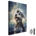 Canvas Print AI Dog Schnauzer - Portrait of a Fantasy Animal in the Role of a Sailor - Vertical 150293 additionalThumb 8