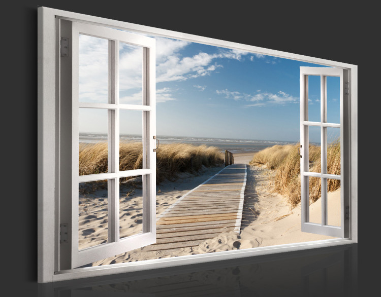 Acrylic Print Window: Beach View [Glass] 150593 additionalImage 4