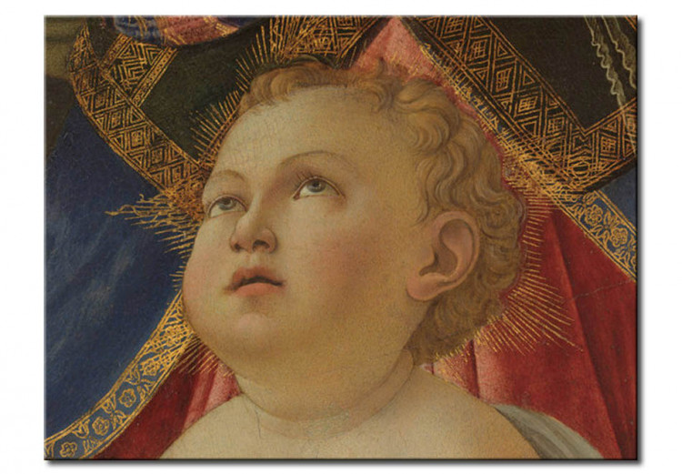 Tableau sur toile Madonna et enfant avec cinq anges 50793