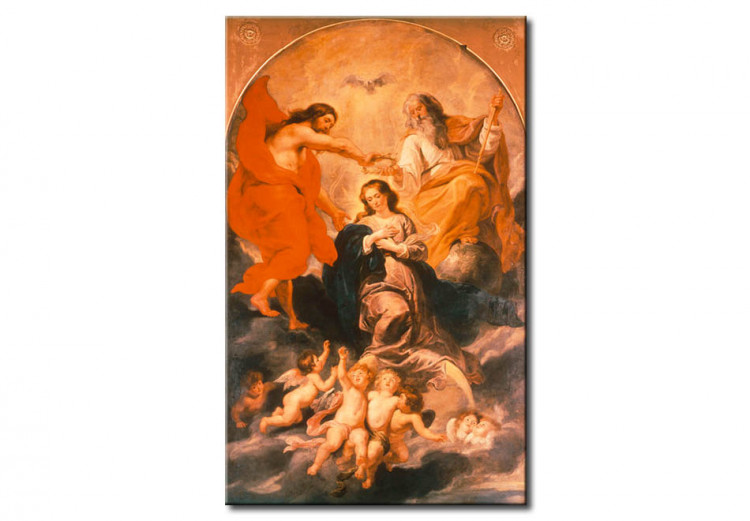 Reproduction sur toile Le Couronnement de la Vierge Marie 51693