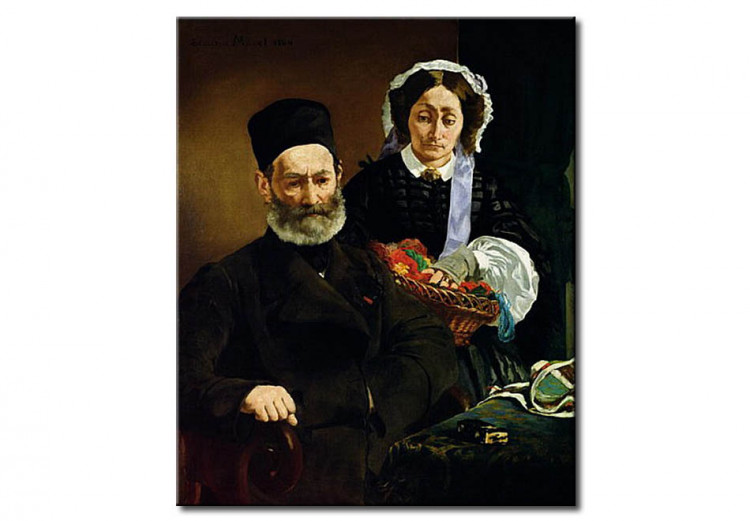 Riproduzione Ritratto di signore e la signora Auguste Manet 53293