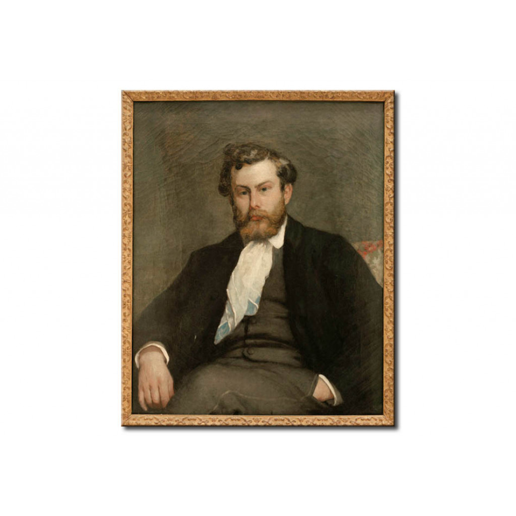 Reprodução De Arte Portrait Du Peintre Alfred Sisley