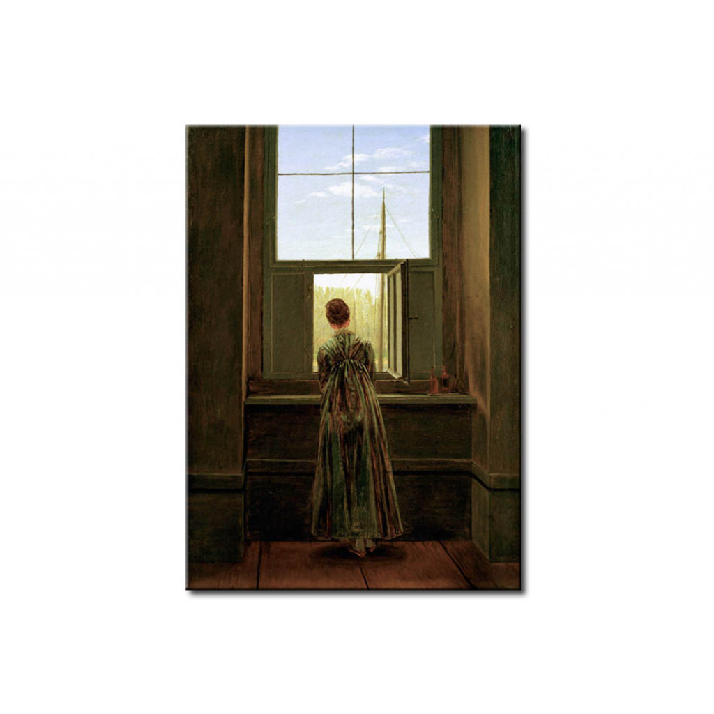 Schilderij  Caspar David Friedrich: Woman At The Window
