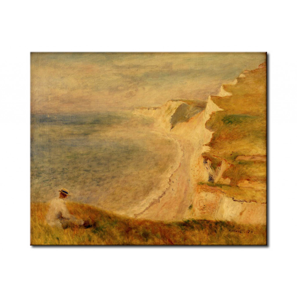 Schilderij  Pierre-Auguste Renoir: Steilküste Bei Pourville