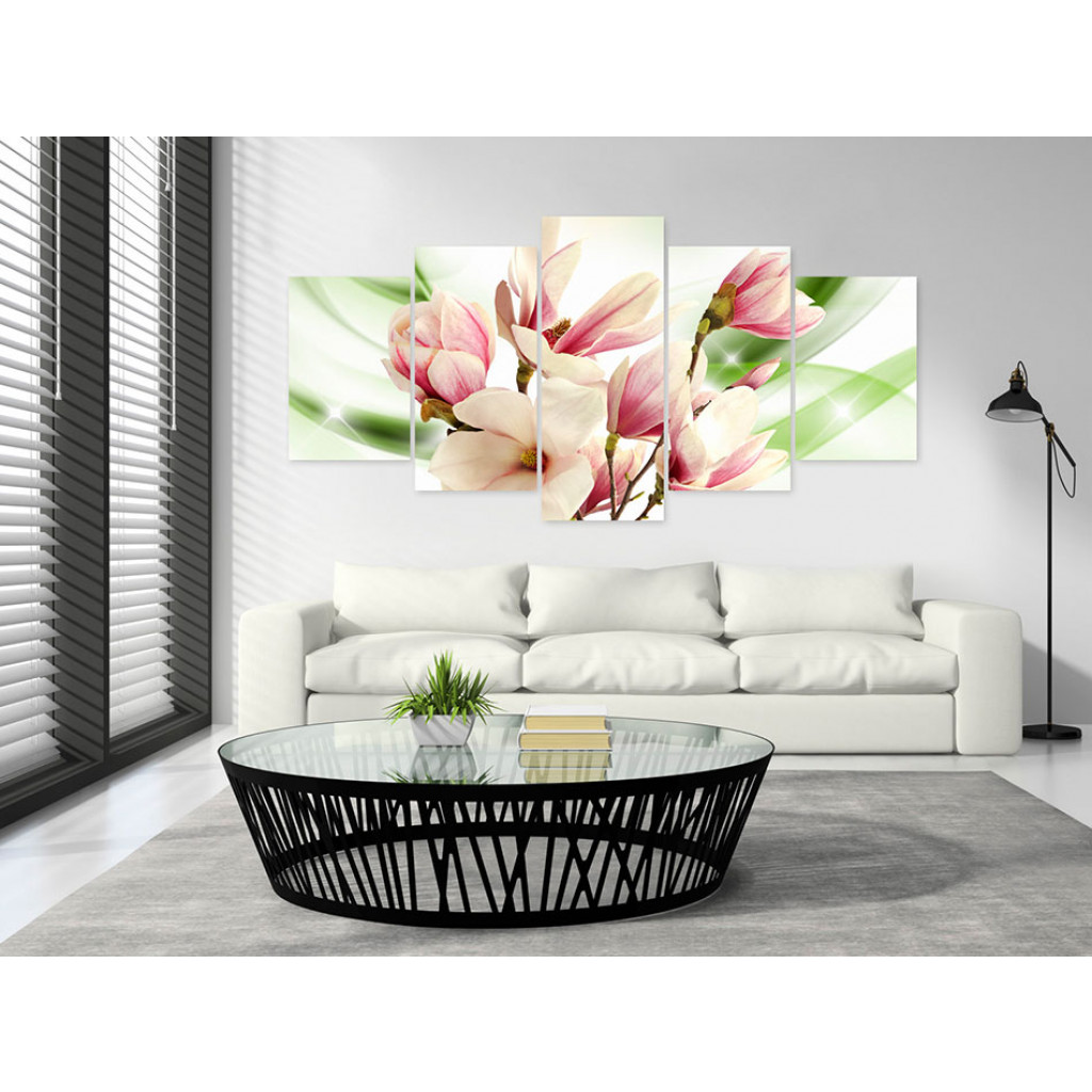 Schilderij  Magnolias: Sound Of Gentleness