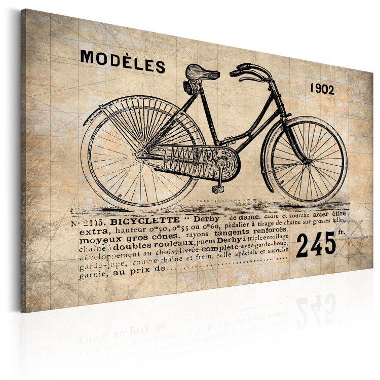 Quadro su tela N° 1245 - Bicyclette  64893 additionalImage 2