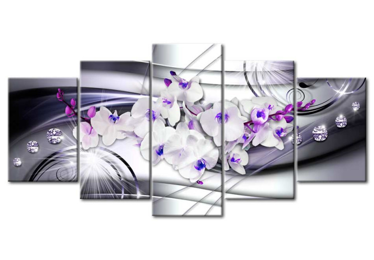 Obraz na szkle Chłód orchidei [Glass] 92393 additionalImage 2