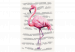 Wandbild zum Malen nach Zahlen Schöner Flamingo 107504 additionalThumb 7