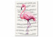 Wandbild zum Malen nach Zahlen Schöner Flamingo 107504 additionalThumb 6