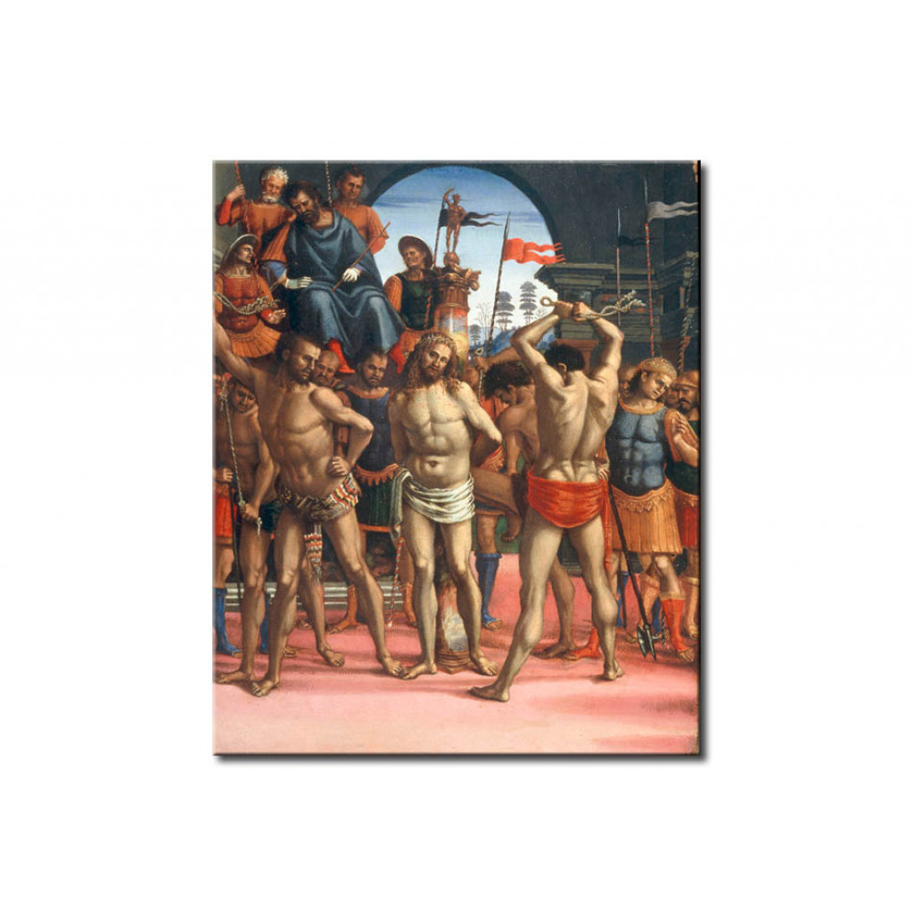 Schilderij  Luca Signorelli: Flagellation Of Christ