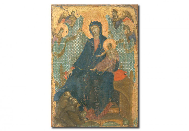 Reprodukcja obrazu Mary with Child and adoring Franciscans 111404