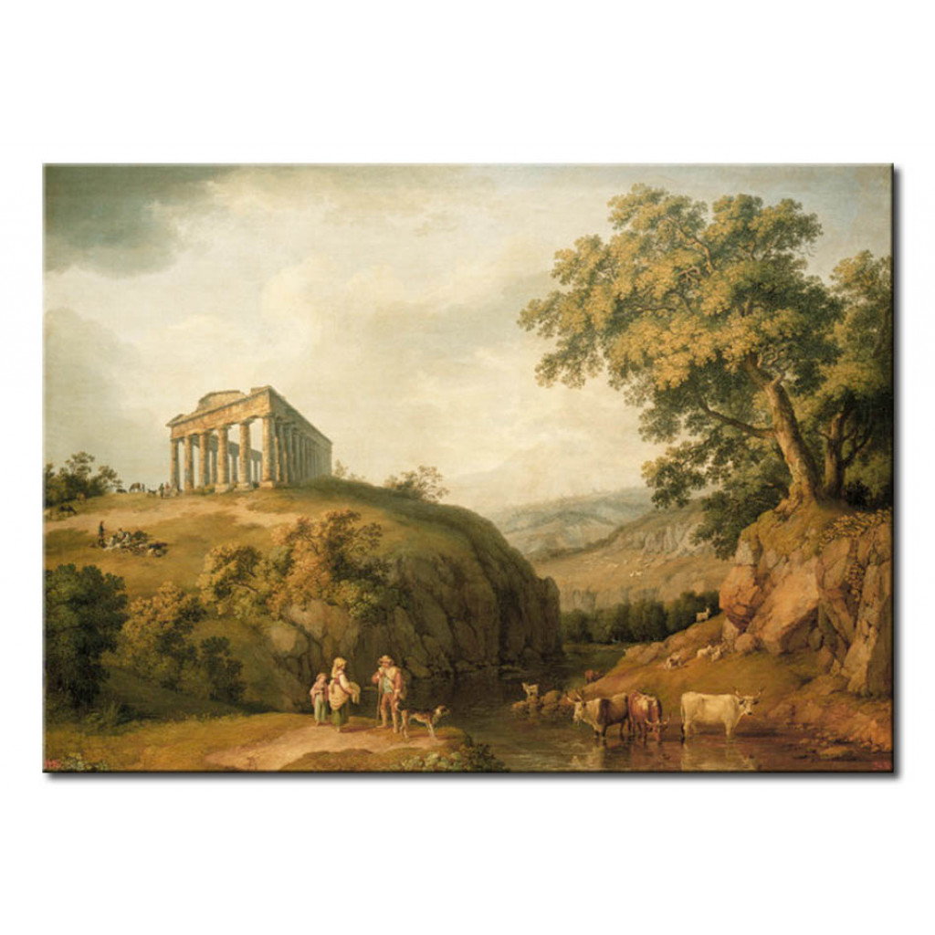 Schilderij  Jacob Philipp Hackert: Der Tempel Von Segesta