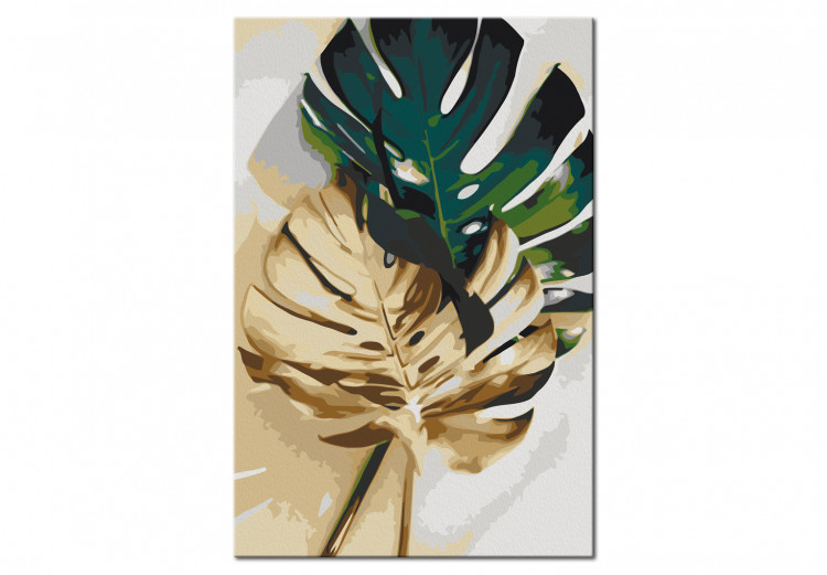 Paint by number Golden Monstera 135404 additionalImage 5