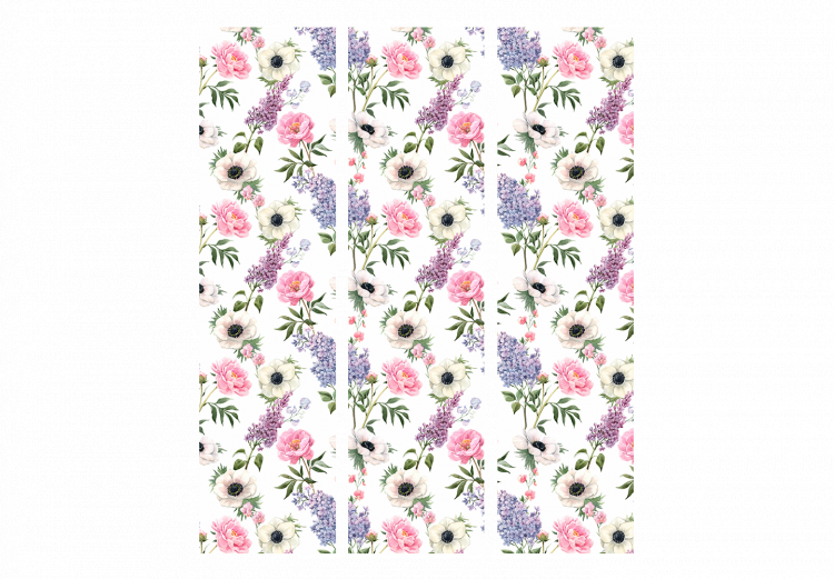 Biombo decorativo Roses and Lilacs [Room Dividers] 143004 additionalImage 3