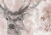 Fototapeta Jelenie we mgle - akwarelowe zwierzęta na beżowym tle 146404 additionalThumb 4