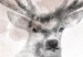 Fototapeta Jelenie we mgle - akwarelowe zwierzęta na beżowym tle 146404 additionalThumb 3