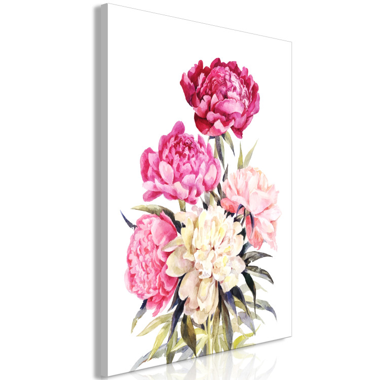 Quadro Bouquet of Flowers - Plants Arranged in a Beautiful Painted Composition 149804 additionalImage 2
