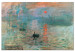 Foto på akryl Impression, Sunrise - Claude Monet’s Painted Landscape of the Port [Glass] 151004 additionalThumb 2