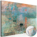Foto på akryl Impression, Sunrise - Claude Monet’s Painted Landscape of the Port [Glass] 151004
