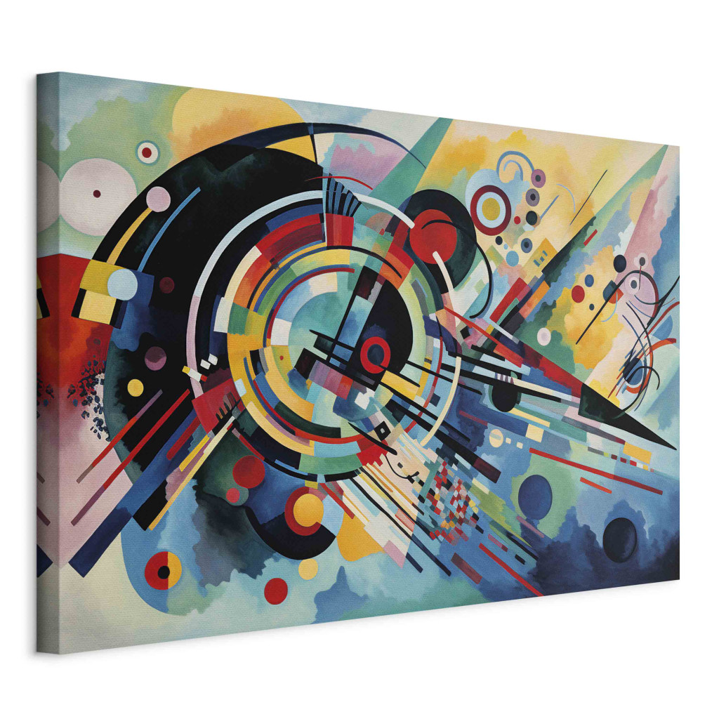 Schilderij Color Detonation - Abstraction Inspired By Kandinsky’s Style [Large Format]