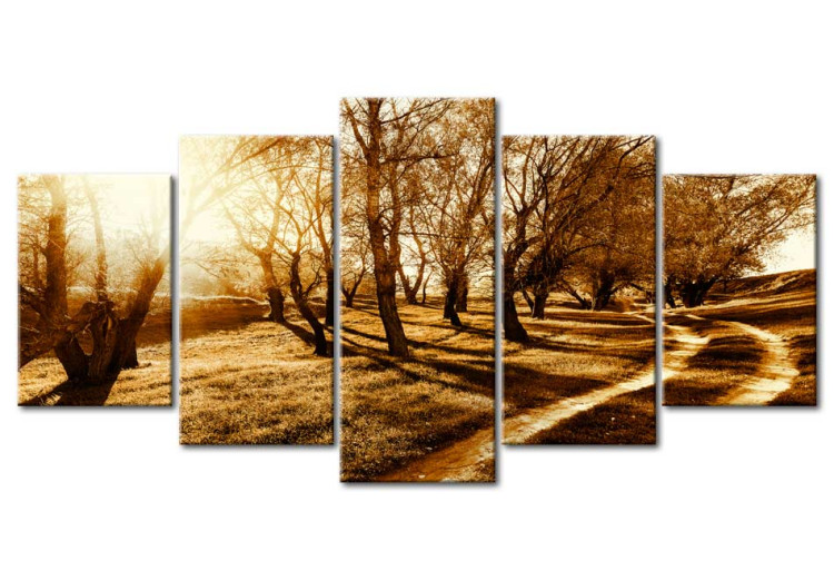 Tableau sur toile Amber orchard