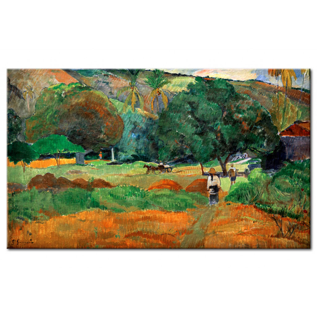 Schilderij  Paul Gauguin: Le Vallon
