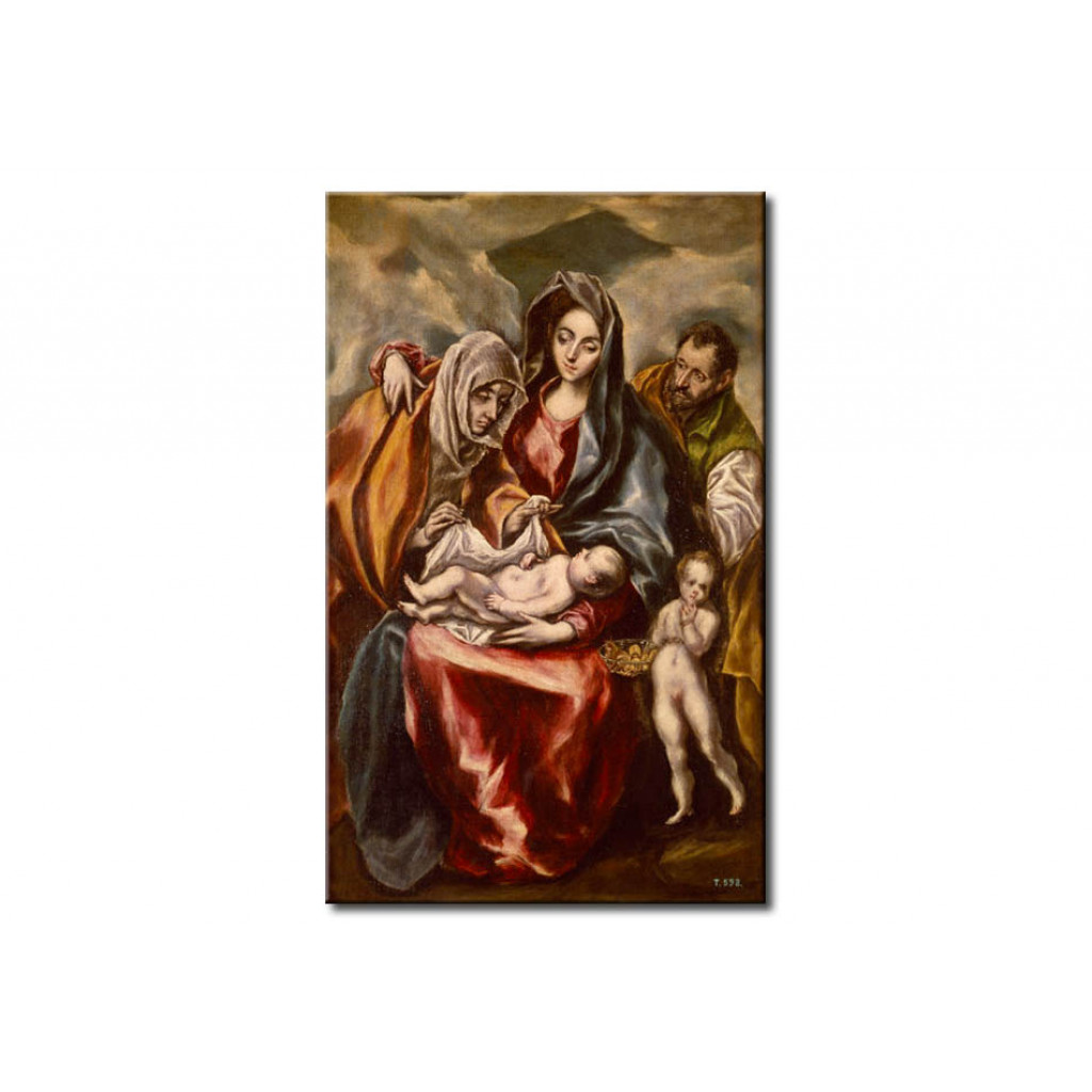 Schilderij  El Greco: The Holy Family