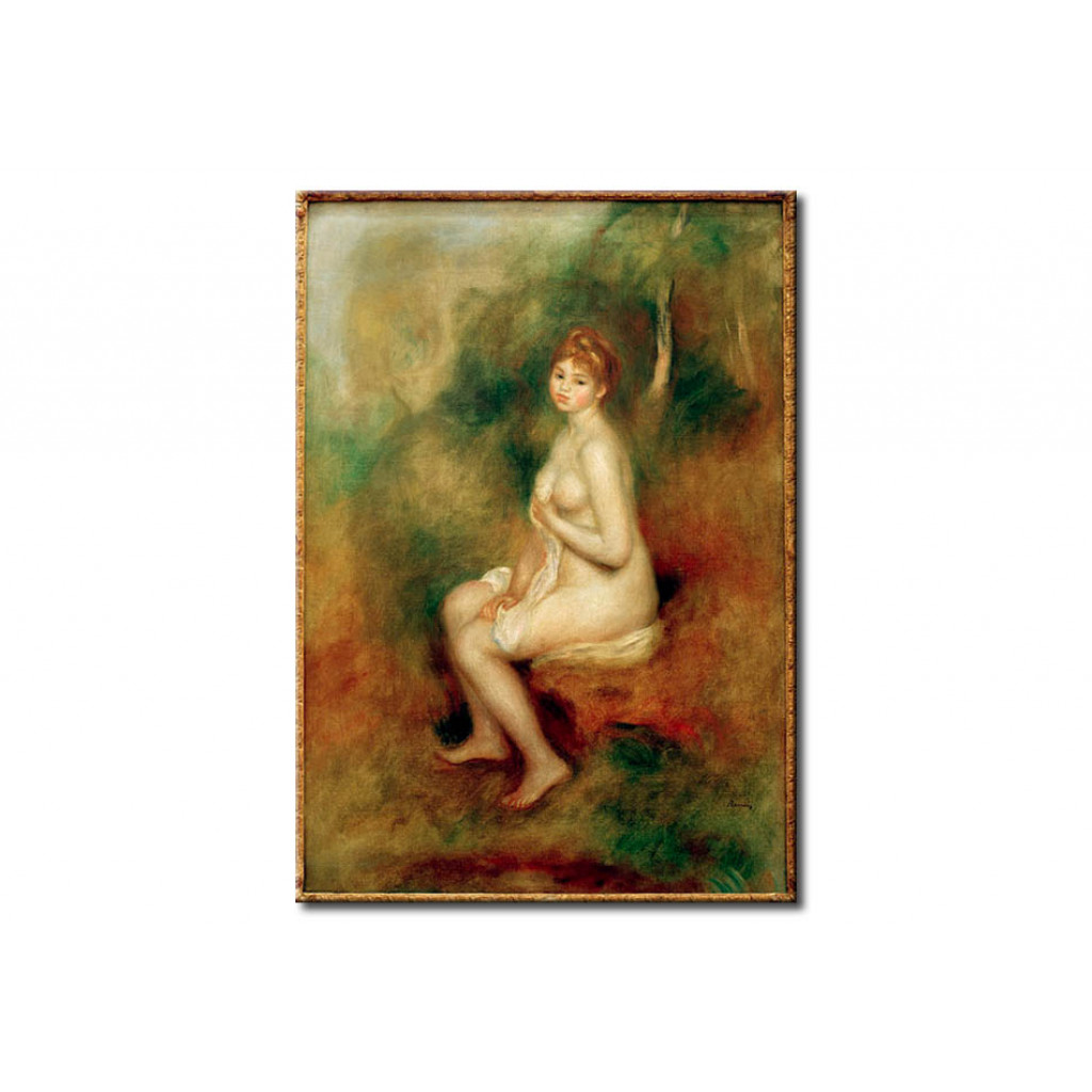 Schilderij  Pierre-Auguste Renoir: Nu Dans Un Paysage