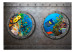 Mural de parede Janela para outro mundo - paisagem da vida subaquática de peixes em um recife de coral 60004 additionalThumb 1