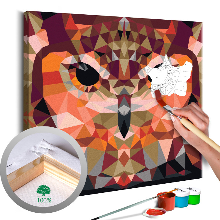 Paint by Number Kit Geometric Owl 107514