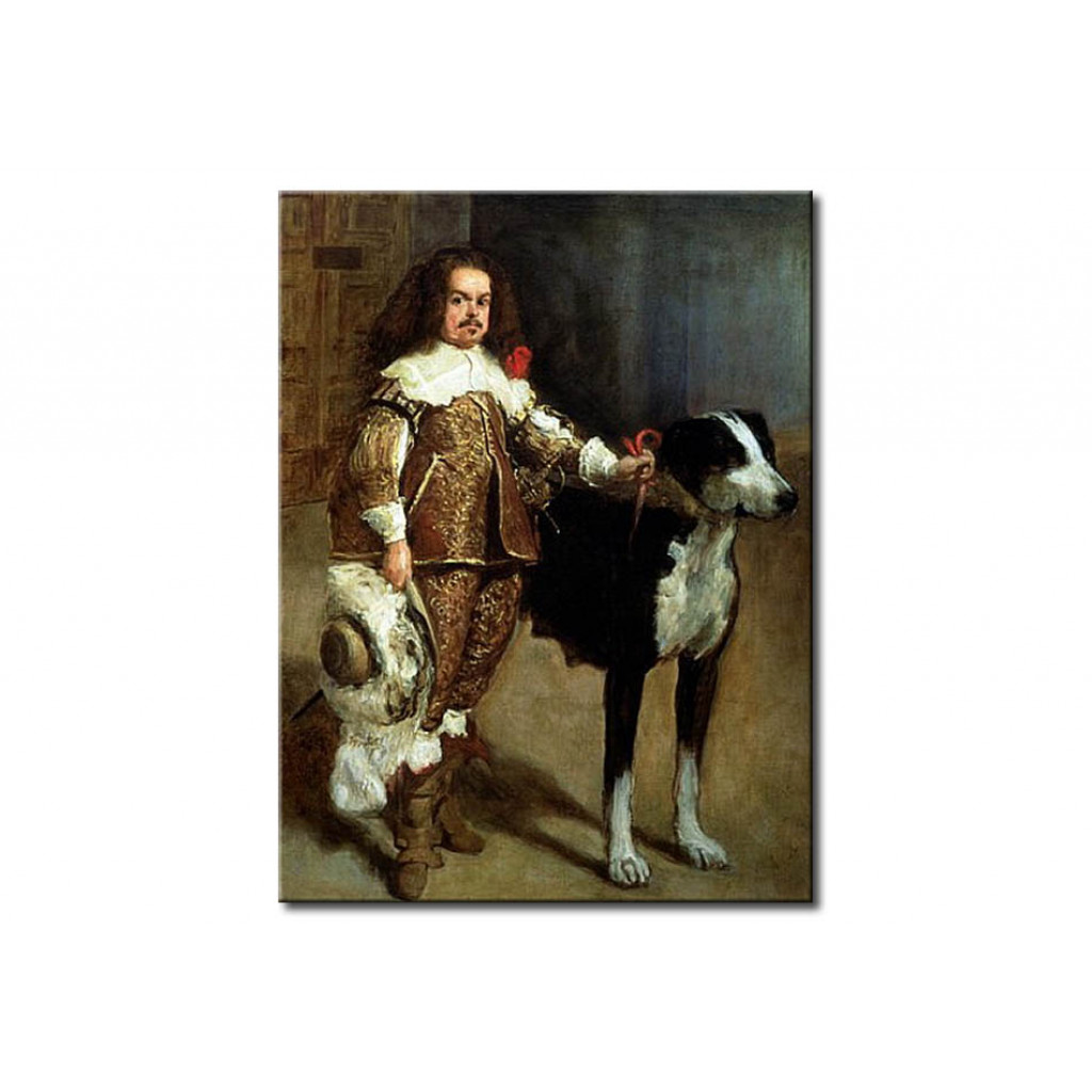 Schilderij  Diego Velázquez: A Buffoon Sometimes And Incorrectly Called Antonio The Englishman