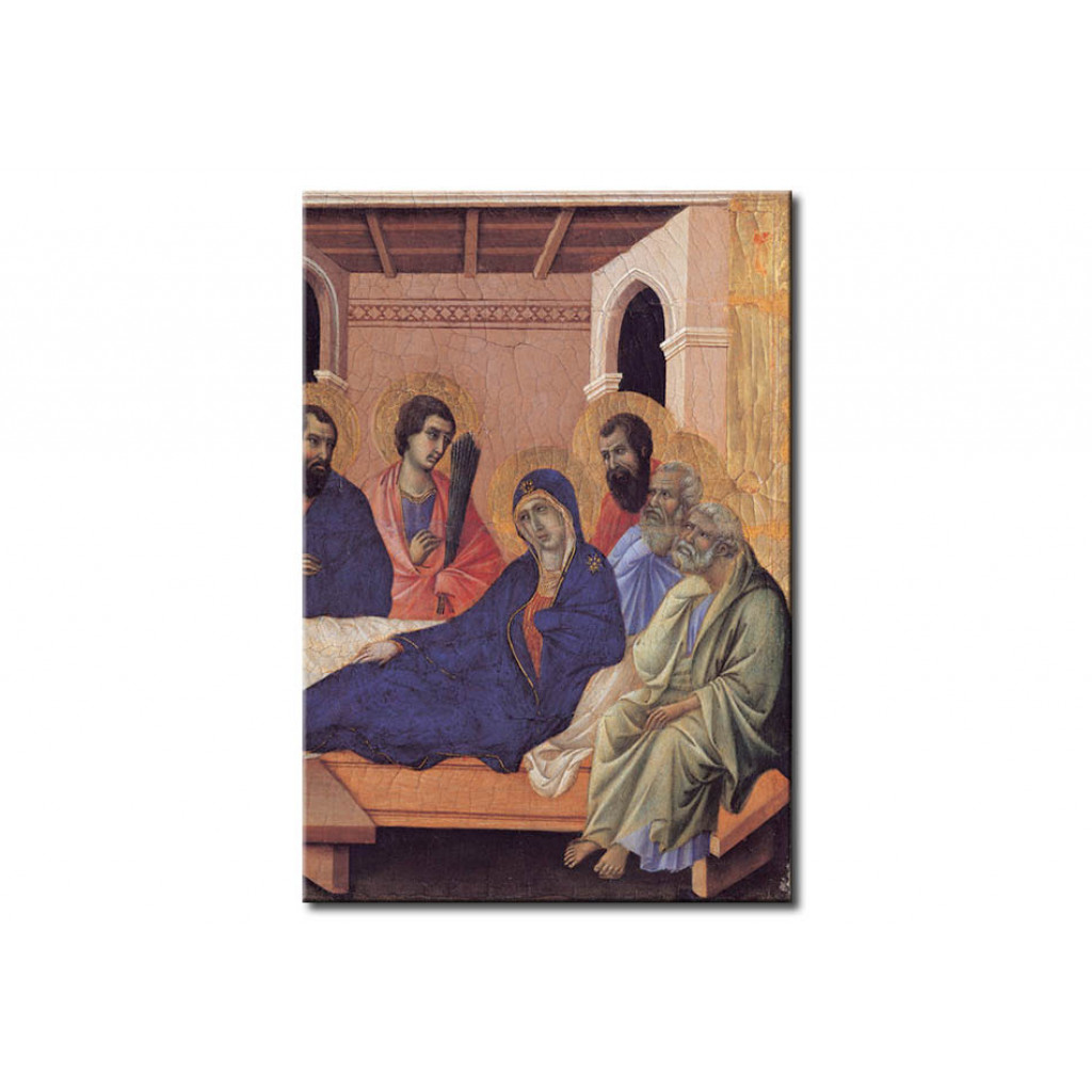 Schilderij  Duccio Di Buoninsegna: Mary Parting From The Apostles