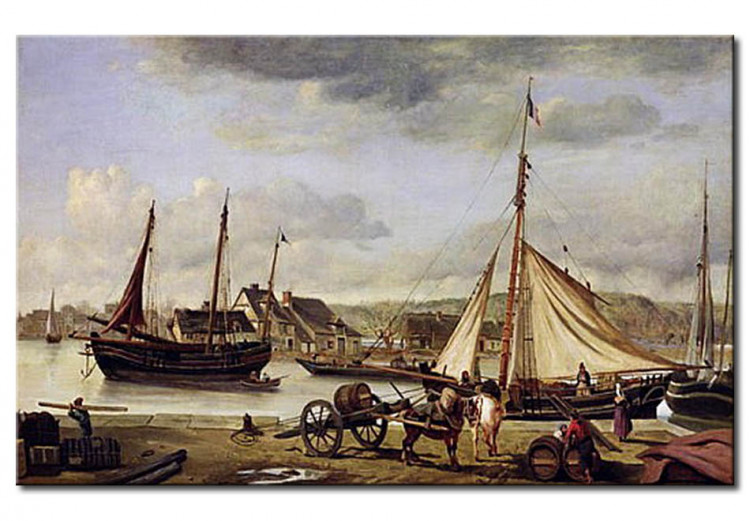 Reprodukcja obrazu The Merchant's Quay at Rouen 111414