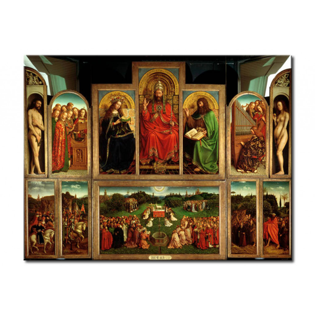Cópia Impressa Do Quadro Ghent Altarpiece