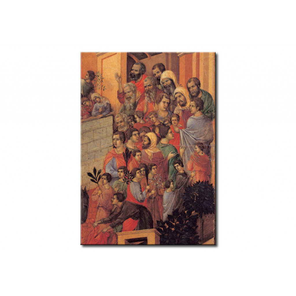 Canvastavla Entry Of Christ Into Jerusalem