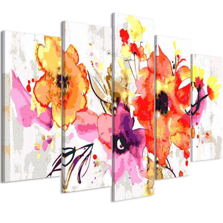 Paint by number Watercolor Flowers 113814 additionalImage 4