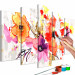 Wandbild zum Malen nach Zahlen Watercolor Flowers 113814 additionalThumb 7