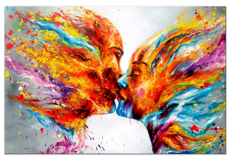Obraz Ognisty pocałunek (1-częściowy) szeroki 127314