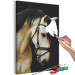 Desenho para pintar com números Horse Portrait  132314 additionalThumb 3