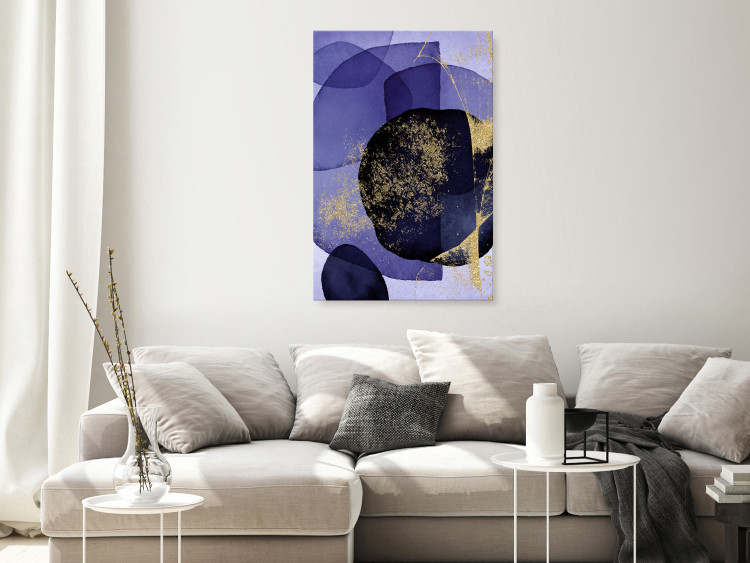 Canvas Art Print Purple Kaleidoscope (1 Part) Vertical 138514 additionalImage 3