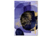 Canvas Art Print Purple Kaleidoscope (1 Part) Vertical 138514
