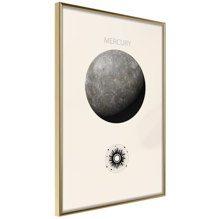 Wall Poster Silver Mercury - The Smallest of the Planets of the Solar System 146314 additionalImage 7