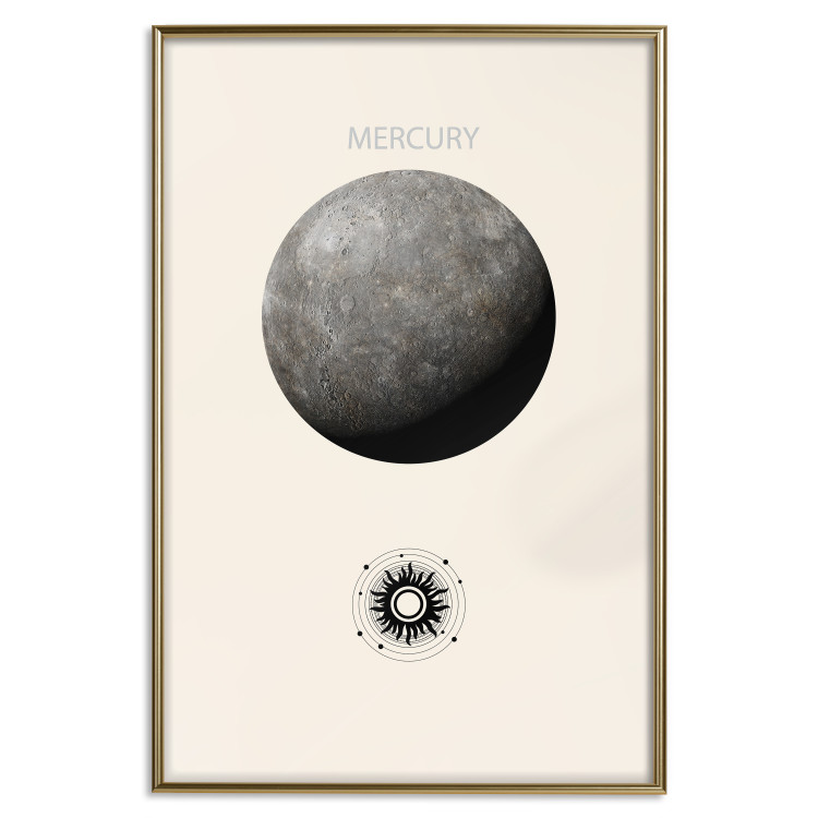 Wall Poster Silver Mercury - The Smallest of the Planets of the Solar System 146314 additionalImage 22
