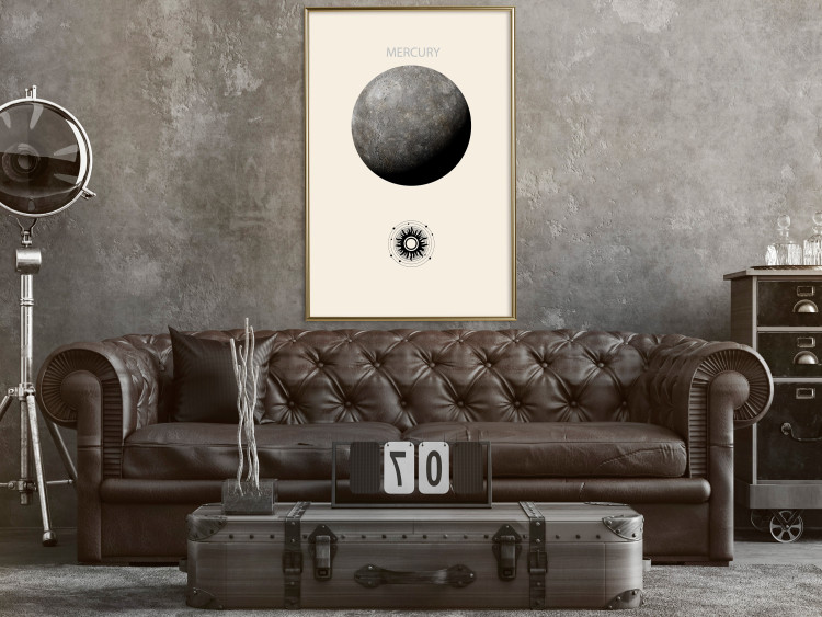 Wall Poster Silver Mercury - The Smallest of the Planets of the Solar System 146314 additionalImage 10