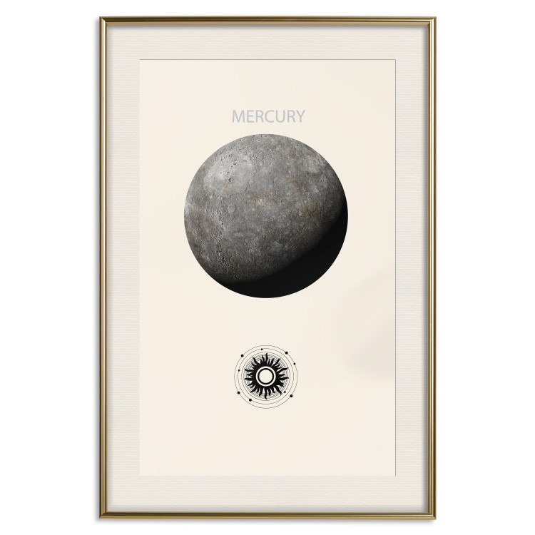 Wall Poster Silver Mercury - The Smallest of the Planets of the Solar System 146314 additionalImage 27