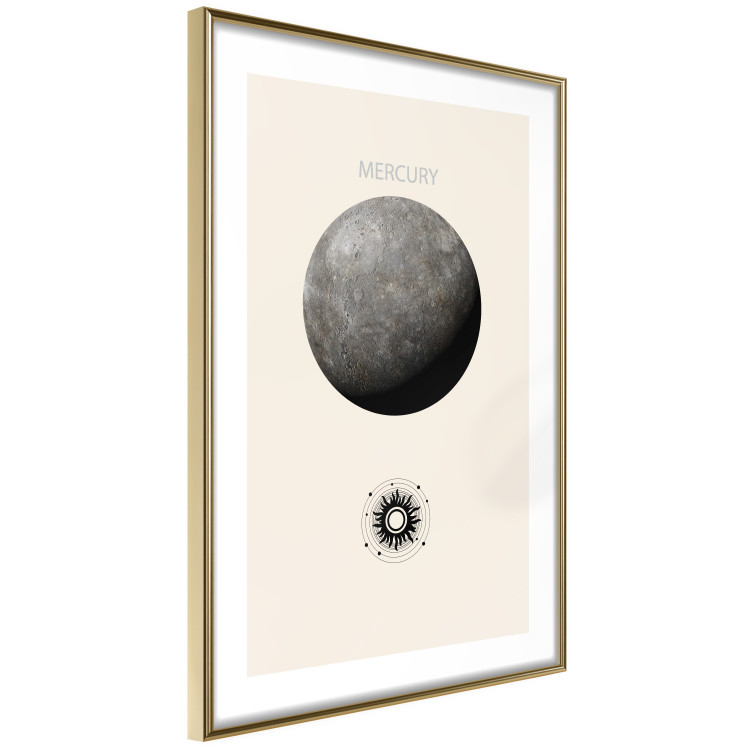 Wall Poster Silver Mercury - The Smallest of the Planets of the Solar System 146314 additionalImage 6