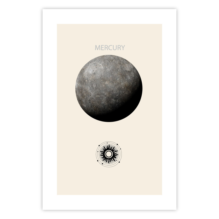 Wall Poster Silver Mercury - The Smallest of the Planets of the Solar System 146314 additionalImage 23