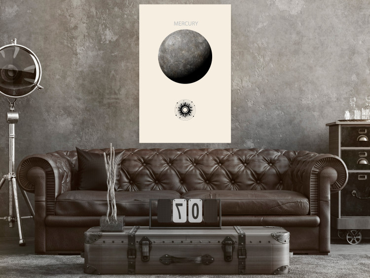 Wall Poster Silver Mercury - The Smallest of the Planets of the Solar System 146314 additionalImage 11