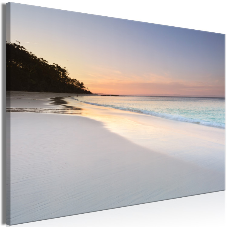 Canvas Art Print Colorful Beach - Sand and Sky in the Colors of an Exotic Dawn 147714 additionalImage 2
