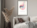 Wall Poster Abstraction - Wave of Pastel Stripes With a Description on a White Background 149714 additionalThumb 17